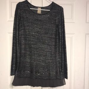 Women’s Sparkly Sequined Sweater/Tunic
